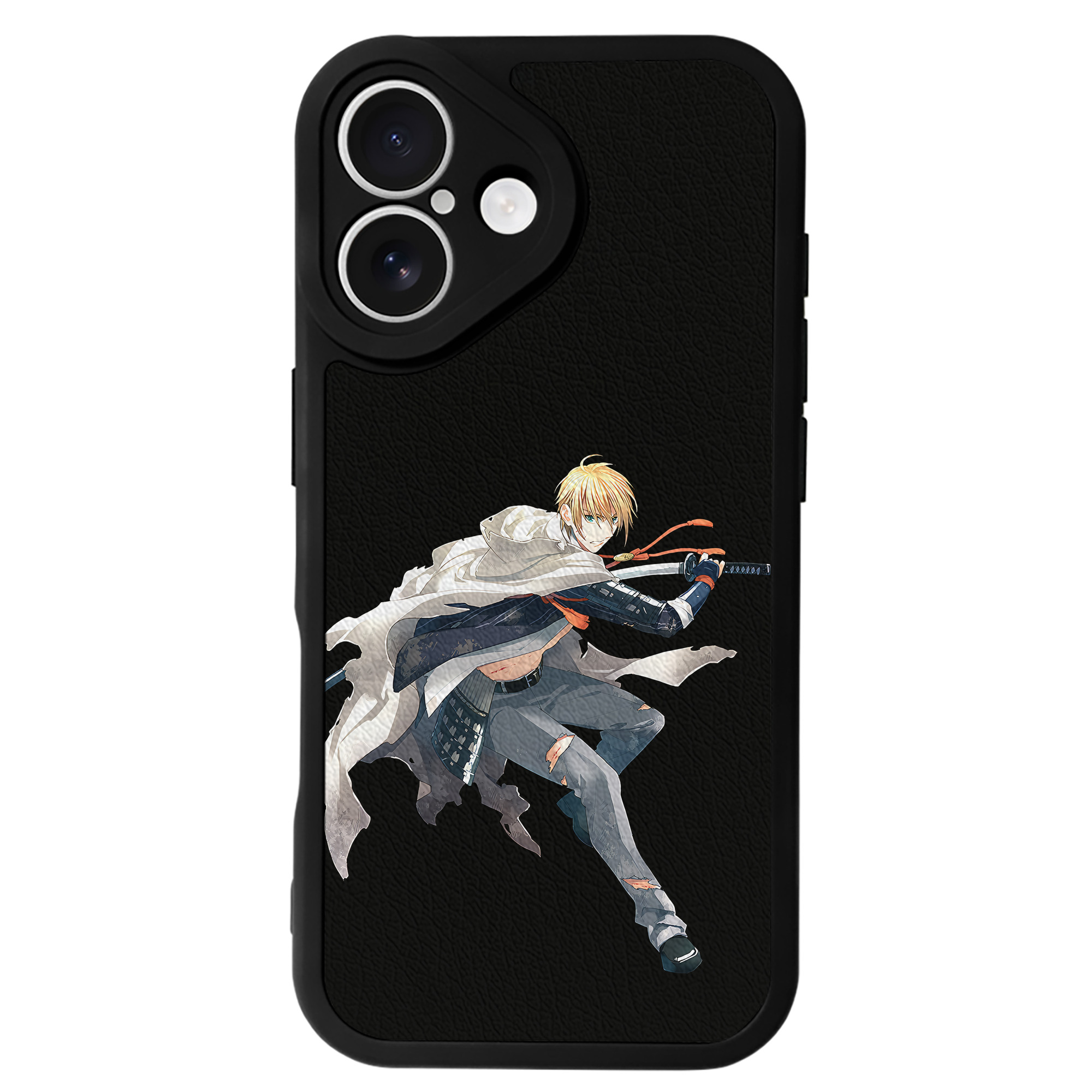 （画像用） 刀剣乱舞 Touken Ranbu 【iPhone 16シリーズ対応】シリコンスマホケース（レザー調） 材質：シリコン